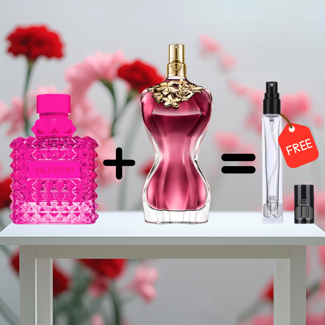 10ML Valentino DONNA + 10ML JPG la belle + 10ML Gratuit