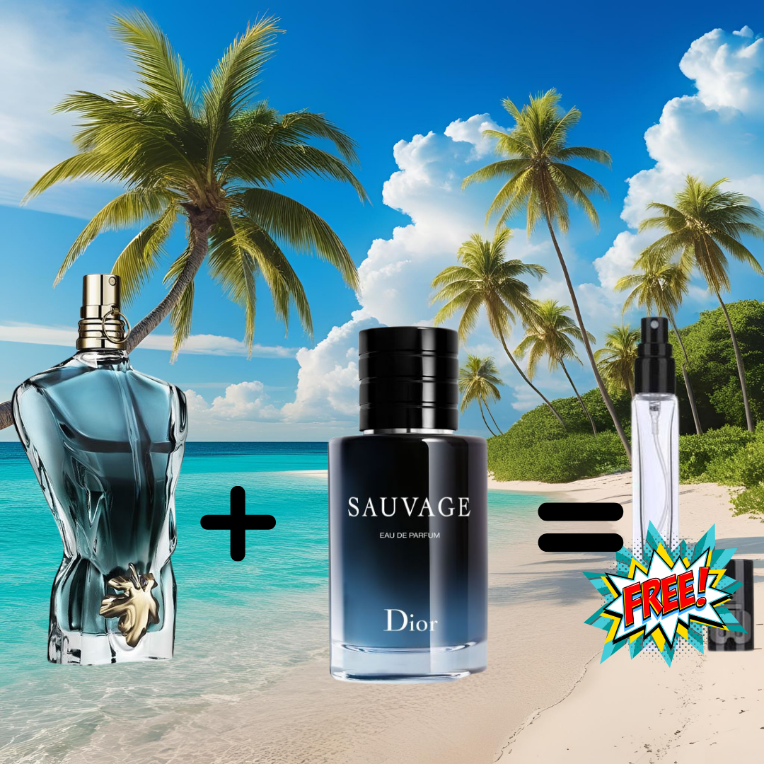 10ML JPG le beau EDT + 10ML Dior Sauvage + 10ML Gratuit