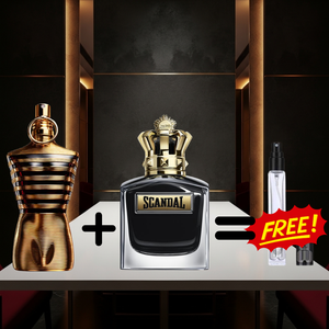 10ML JPG le male elixir + 10ML scandal le parfum + 10ML Gratuit