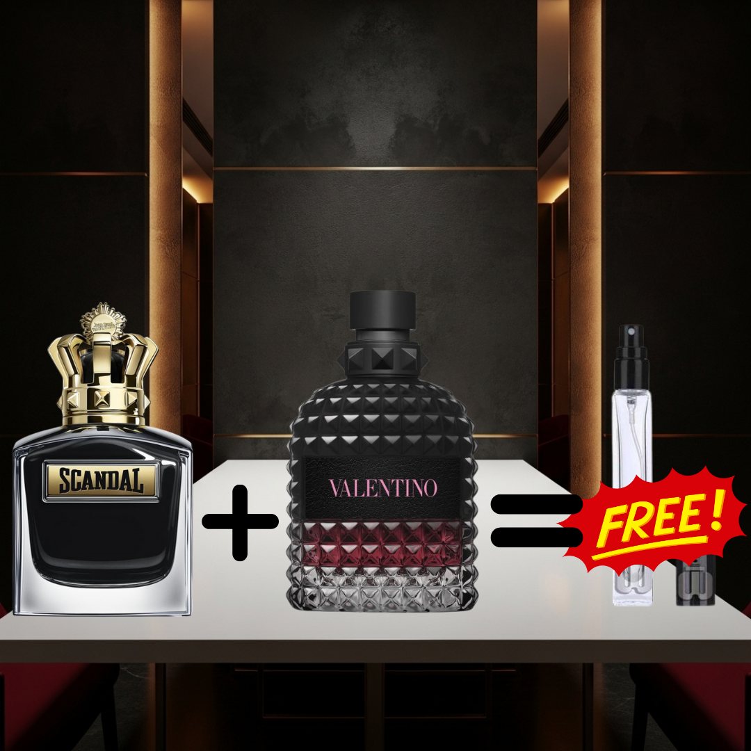 10ML JPG scandal le parfum + 10ML valentino intense + 10ML Gratuit