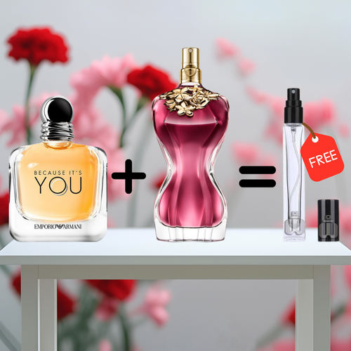 10ML Because It’s You + 10ML JPG la belle + 10ML Gratuit