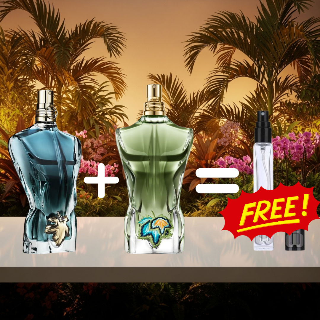 10ML le beau EDT + 10ML le beau paradise garden + 10ML gratuit