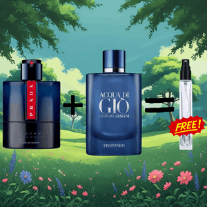 10ML Acqua di Giò Profondo + 10ML Prada Luna Rossa Ocean + 10ML Gratuit