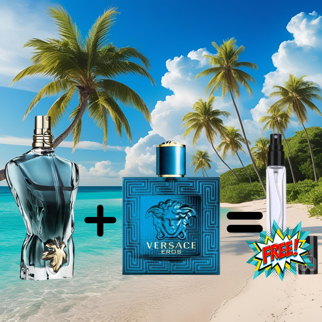 10ML JPG le beau EDT + 10ML Versace Eros + 10ML Gratuit